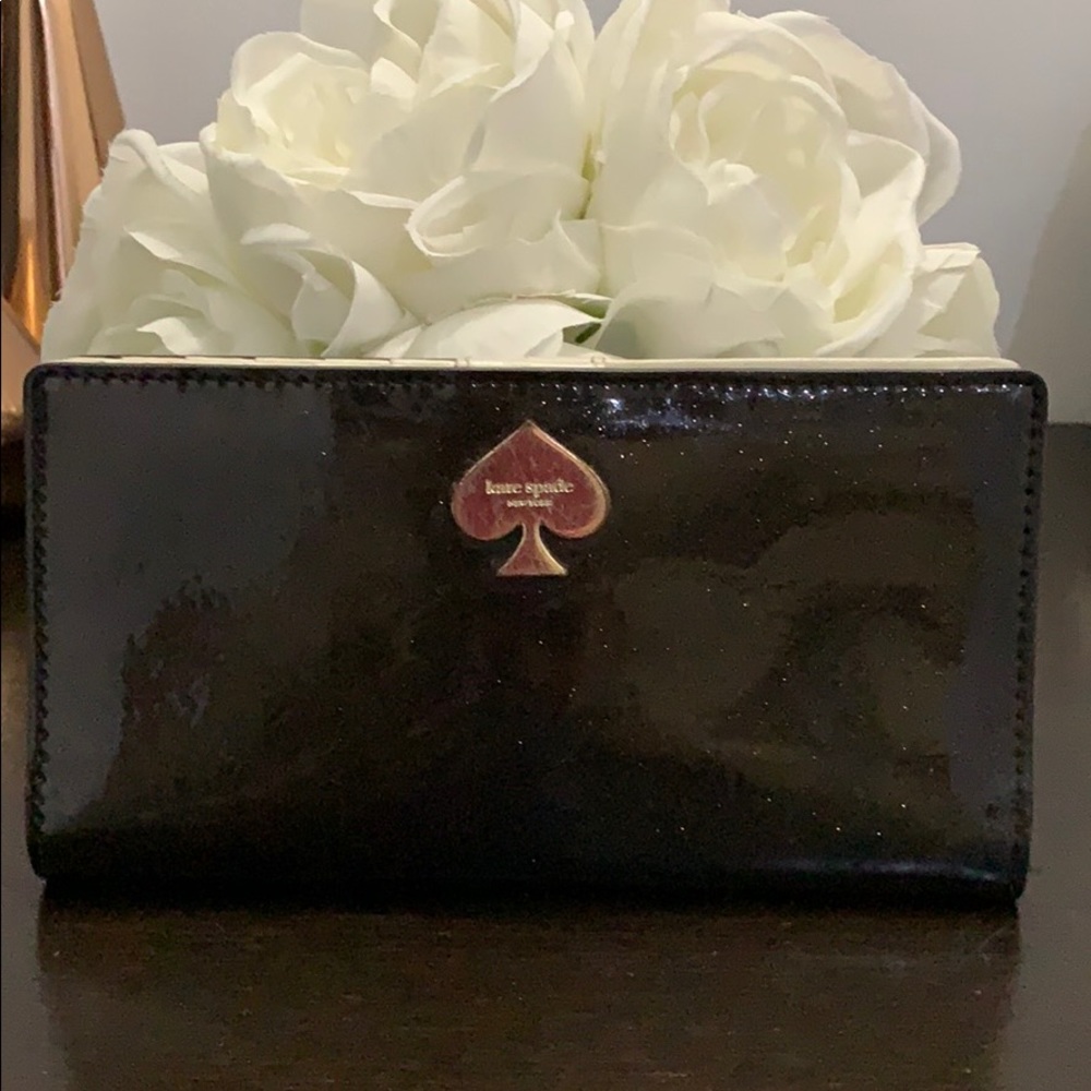Kate Spade grey shimmer wallet